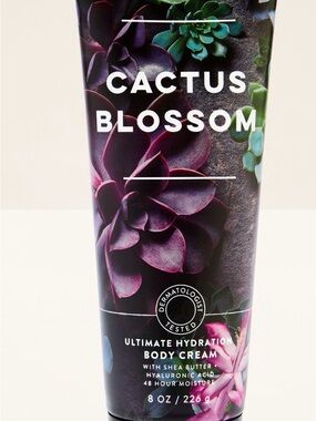 Bath & Body Works Cactus Blossom Body Cream - Purple, Green